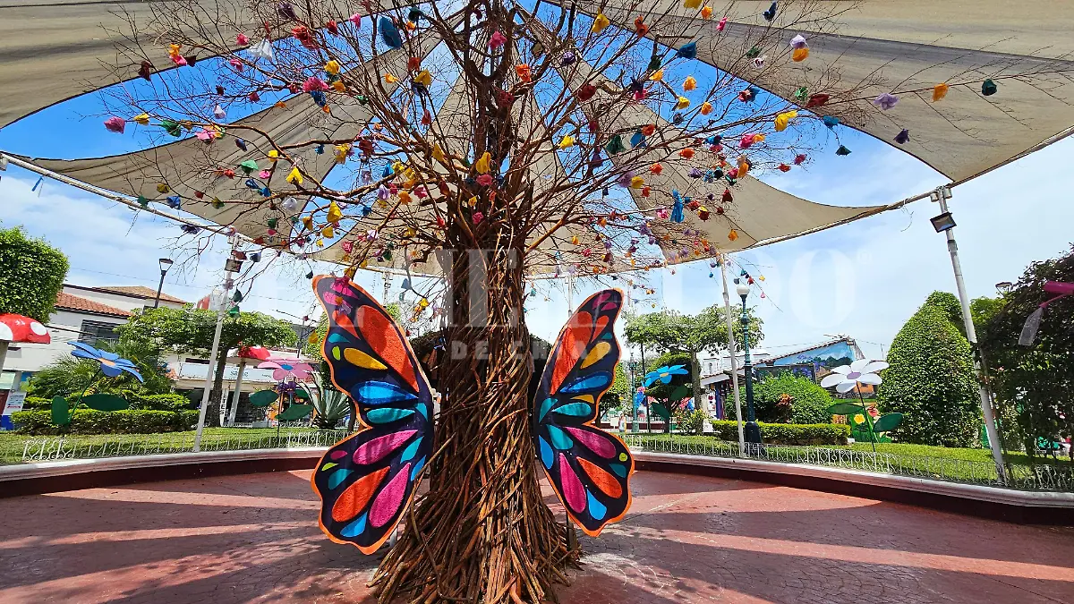 Parque Berriozábal adornos primavera 