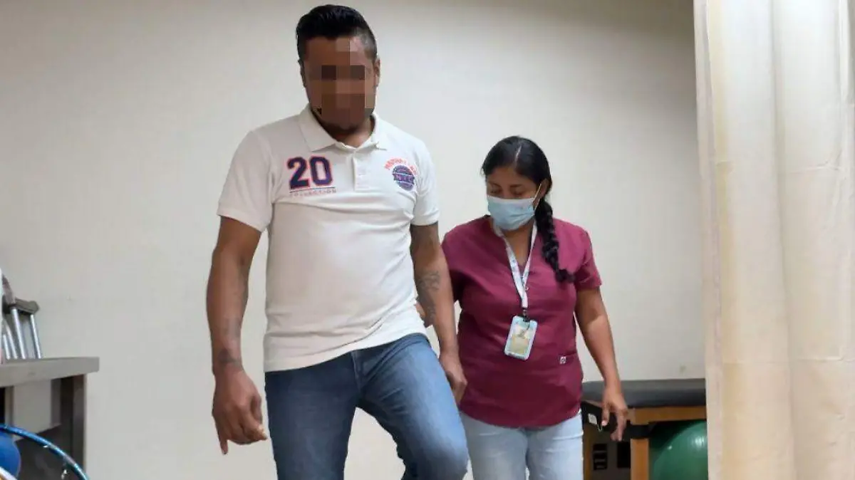 Paciente con bala en la cabeza dado de alta Gómez Maza 