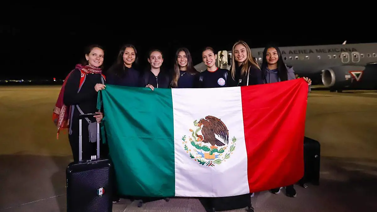 Gimnastas mexicanas llegan de Israel