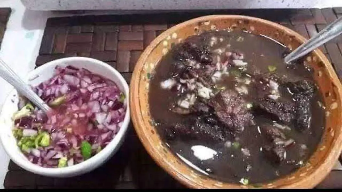 Tasajo con frijoles