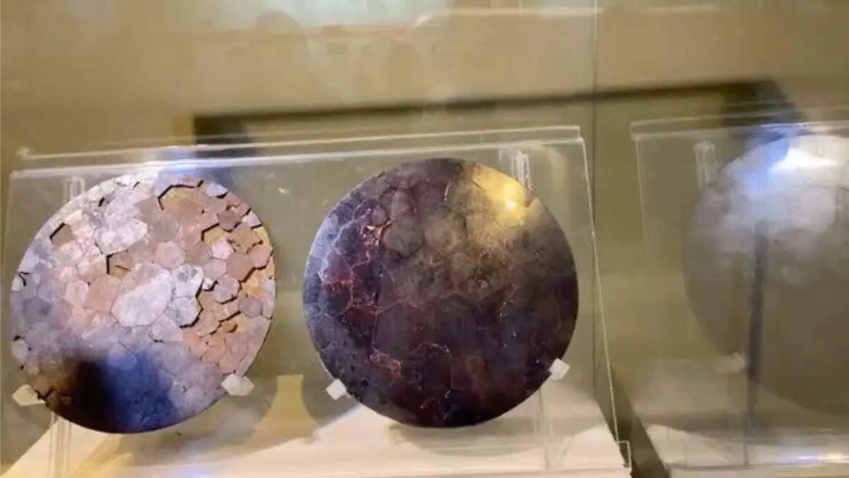 Espejos de pirita Bonampak Chiapa de Corzo INAH