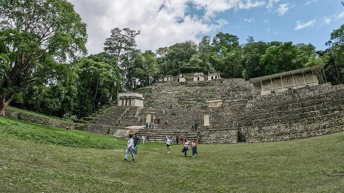 Zona arqueológica turismo Chiapas seguridad