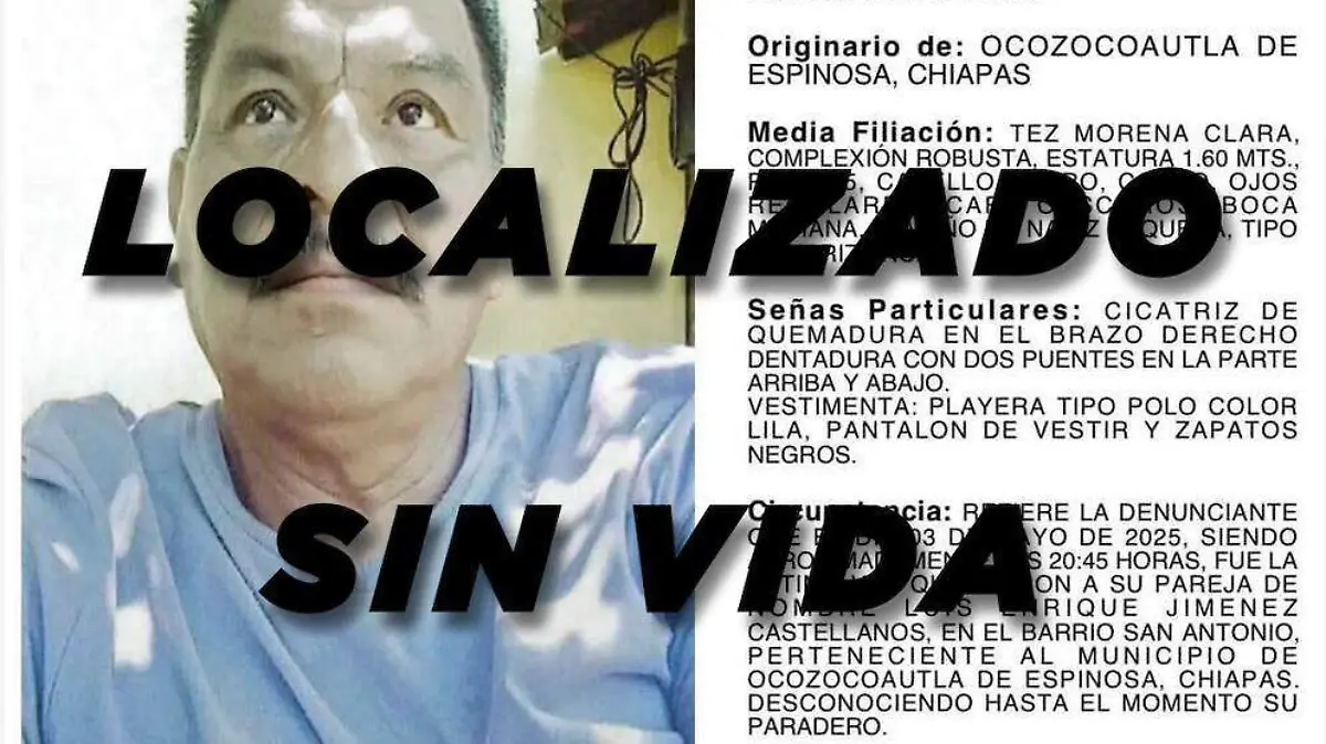 persona hallada sin vida 