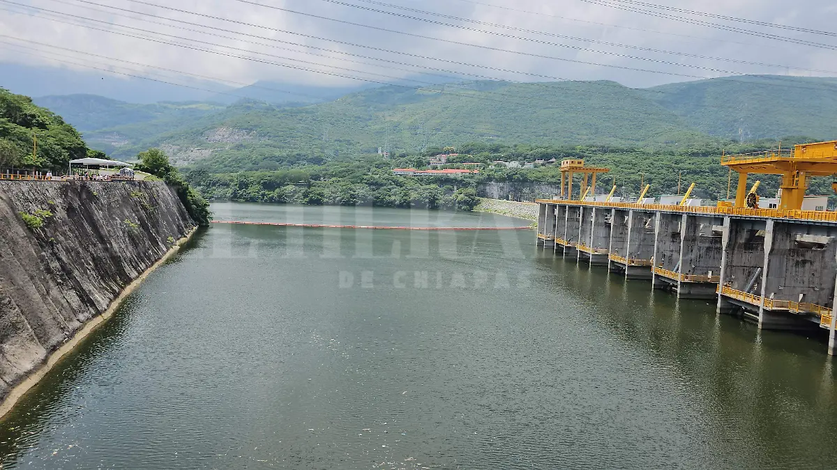 Lluvias presas en Chiapas La Angostura pronóstico 