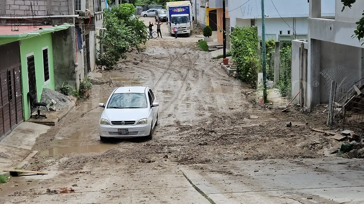 colonias afectadas por lluvias en tuxtla