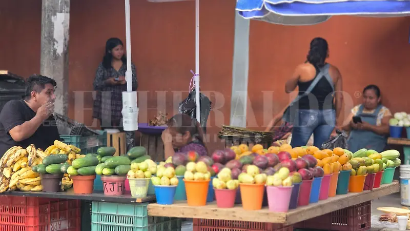 Mercado viejo Tuxtla comerciantes lluvias