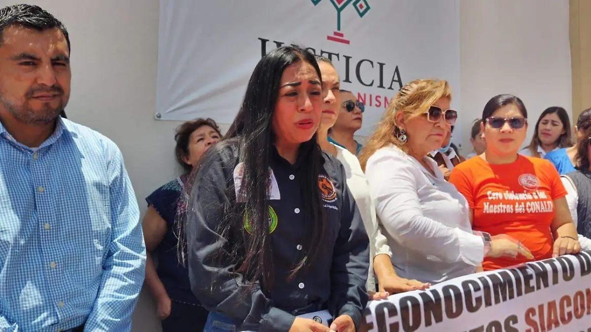 manifestante Marisol Delgadillo Vázquez