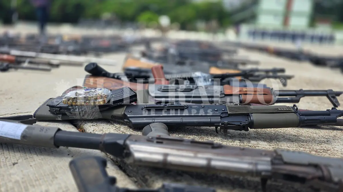 Destrucción de armas Chiapas