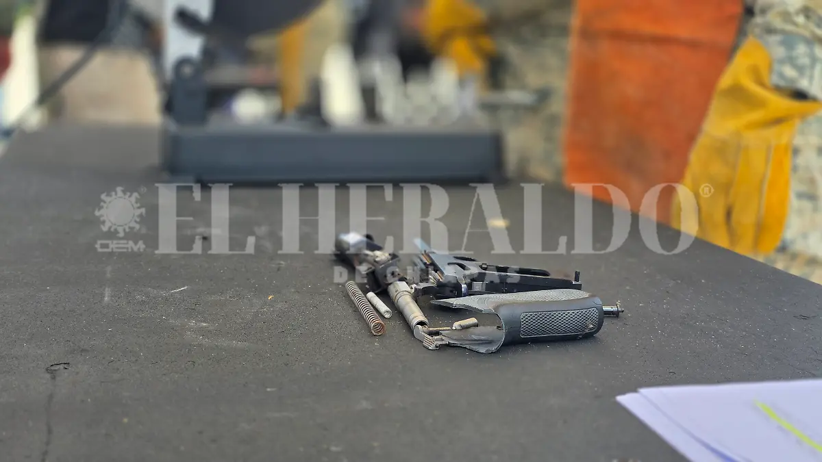 Destrucción de armas Chiapas