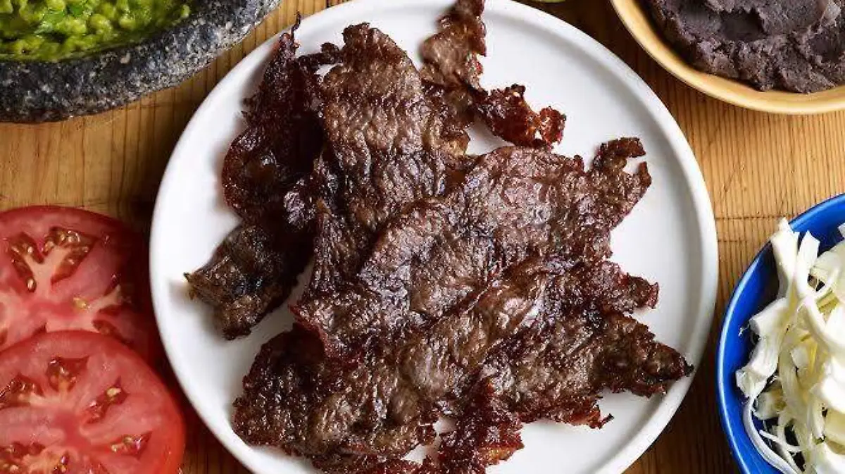 Tasajo frito chiapas gastronomia