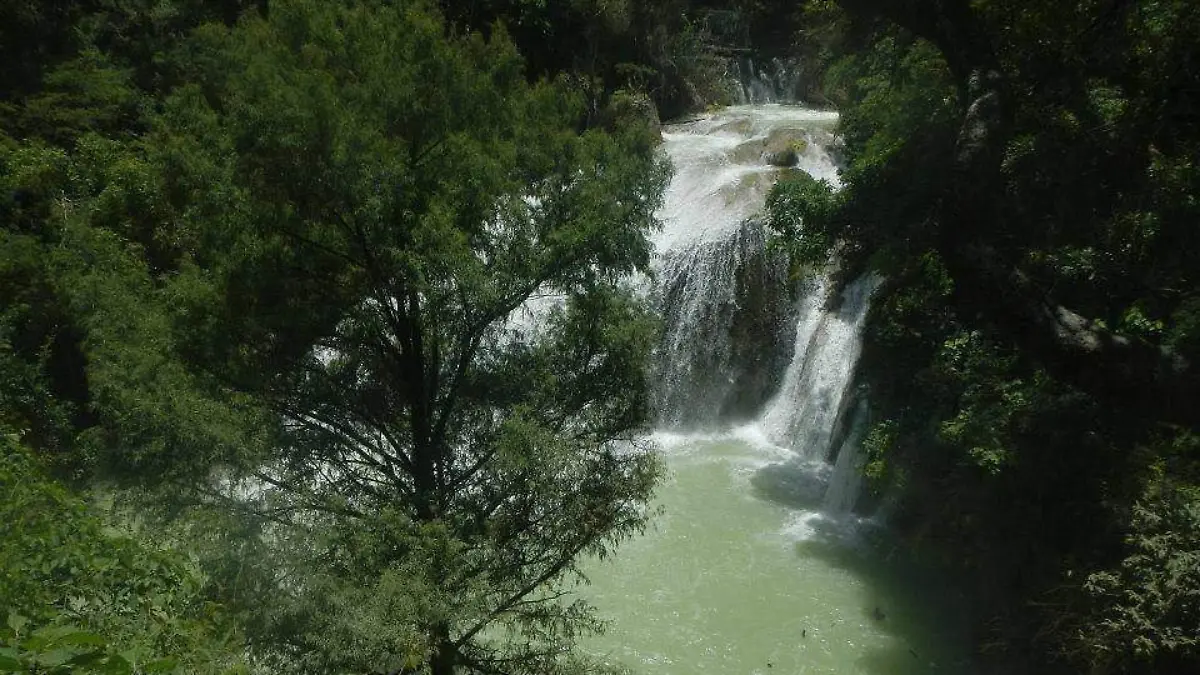Cascada el Aguacero turismo Chiapas