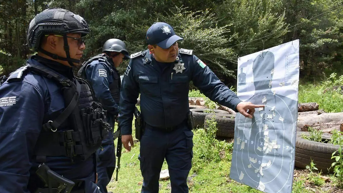 policias tiros