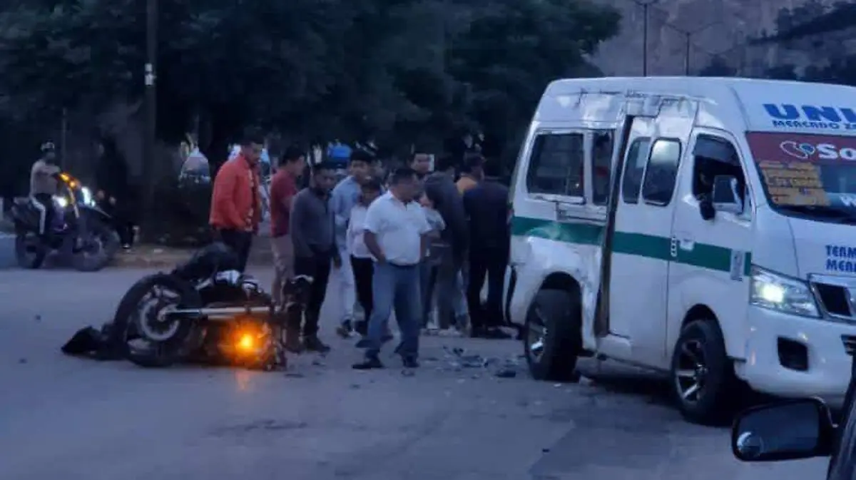 atropellan a motociclista