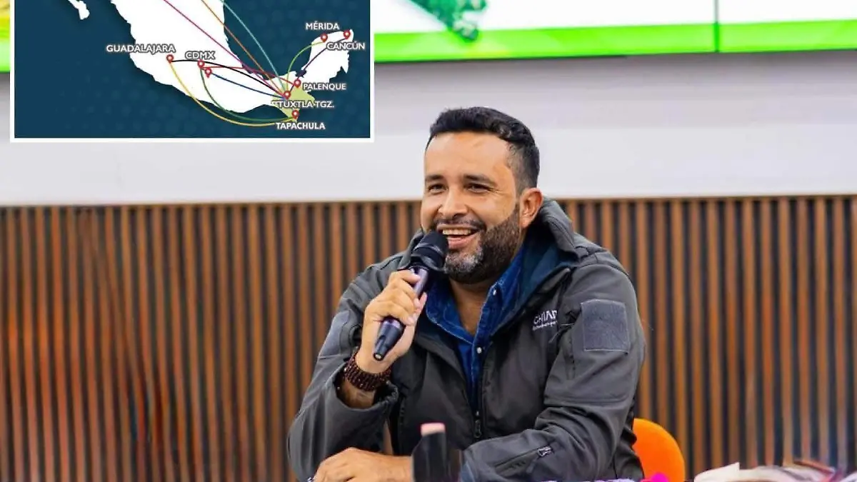 Cancelacion de vuelos Tuxtla Monterrey turismo Chiapas