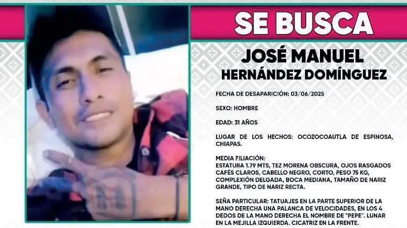José Manuel FGE búsquedas desaparecidos recompensa