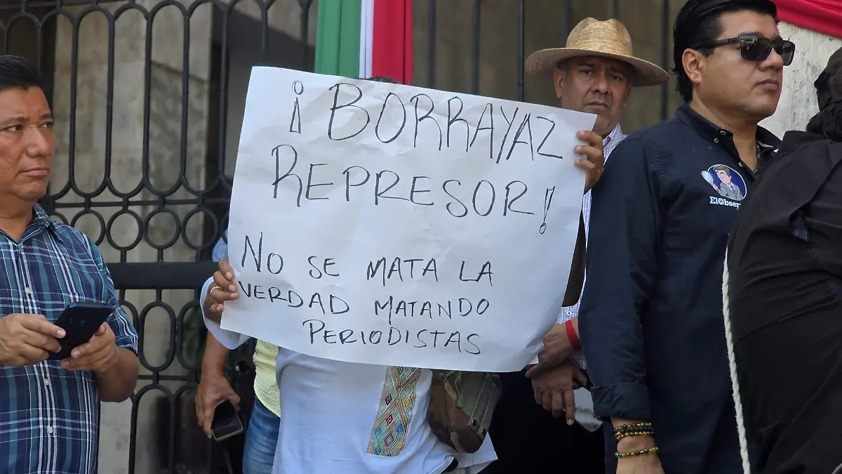 Periodistas marcha amenazas Tuxtla CEDH