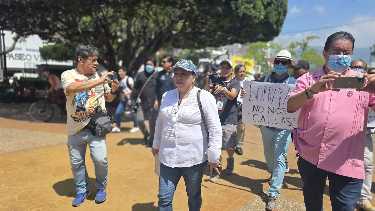 Peroodistas marcha amenazas 