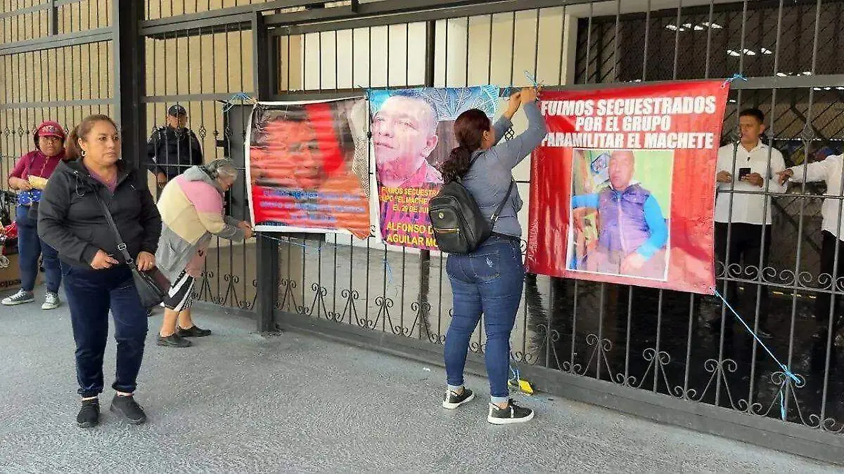 protestas por los desaparecidos en Pantelhó 