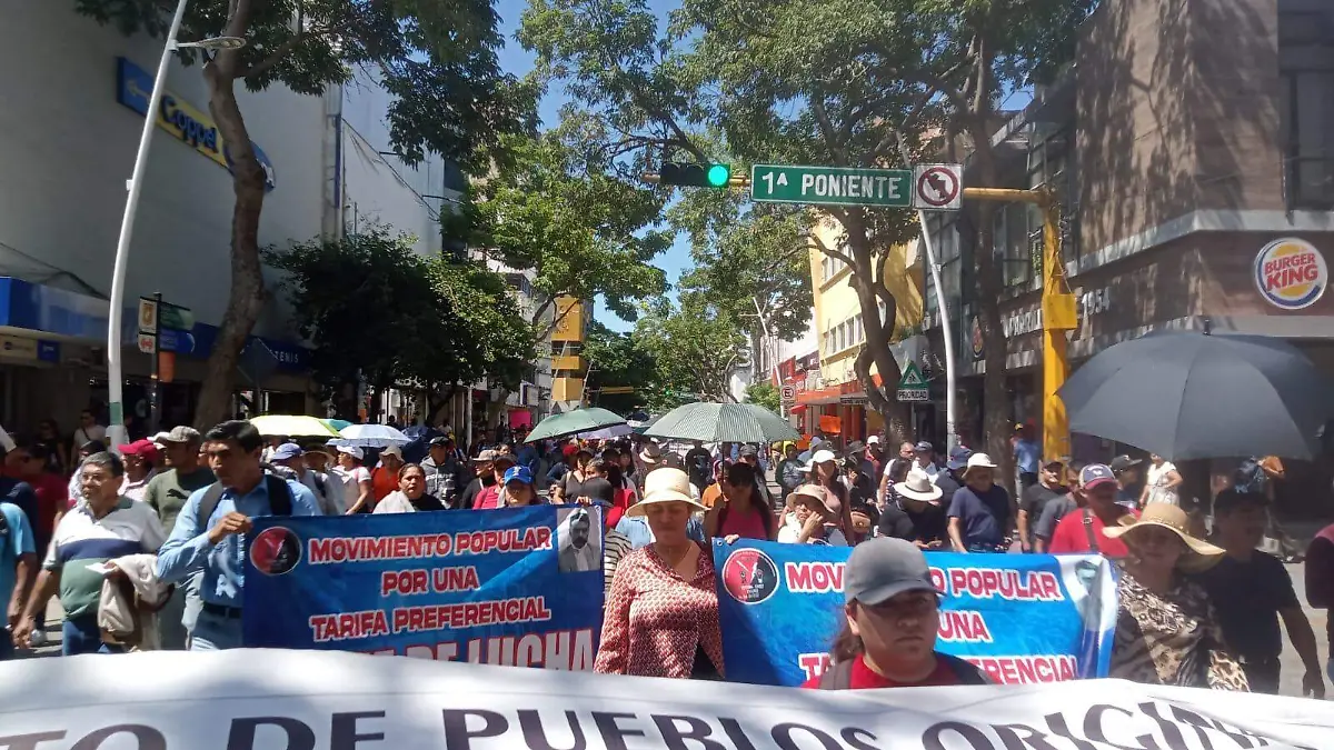 marcha por altos cobros