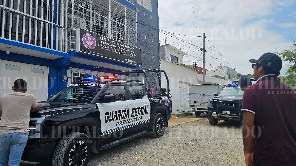 Fellece hombre en centro de rehabilitación