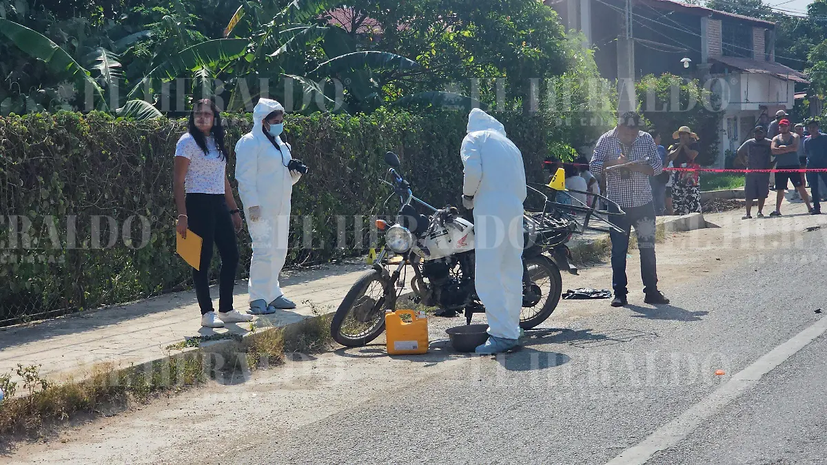 Muere motociclista tras accidente