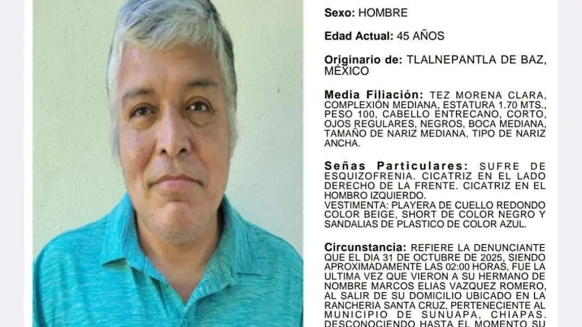 persona desaparecida 