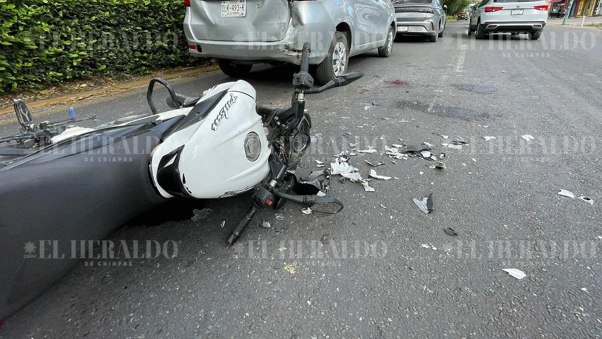 Accidente de motocicleta