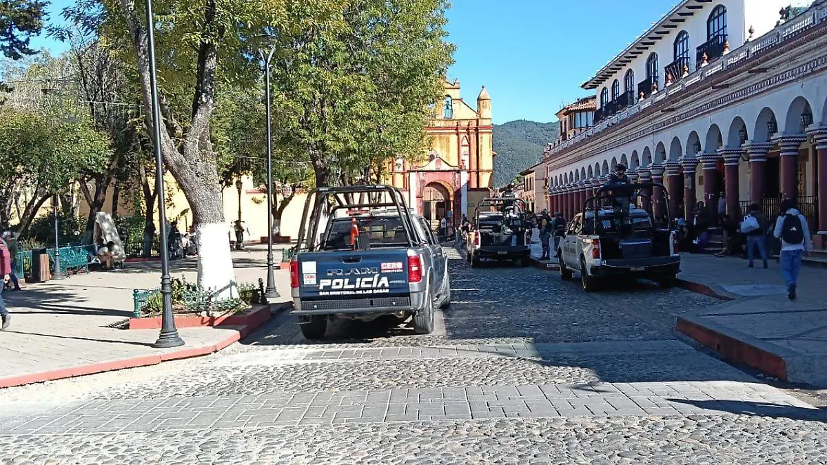 San Cristobal cierre vial