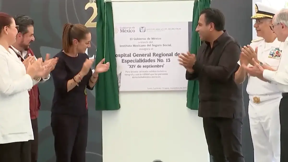 inauguración del hospital 