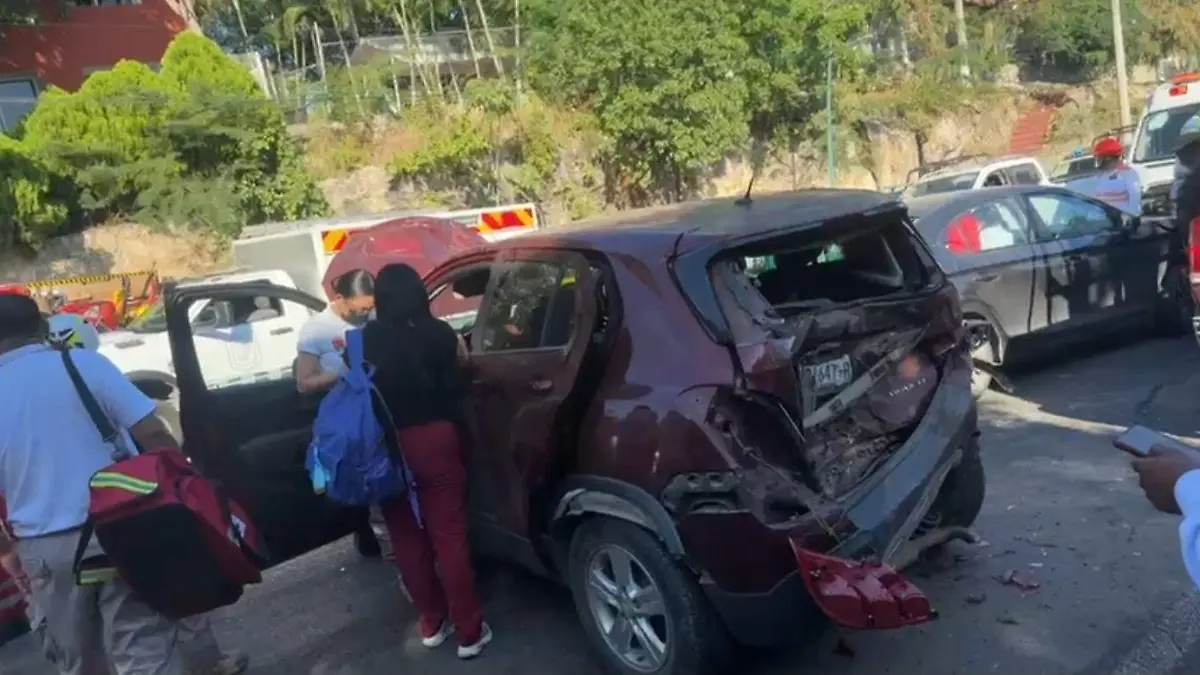 Accidente multiple Copoya