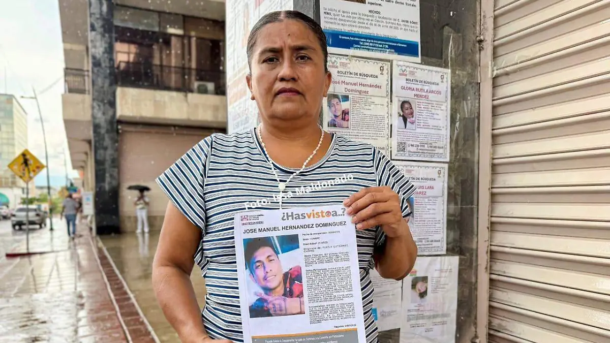 Maria, una de las madres buscadoras 