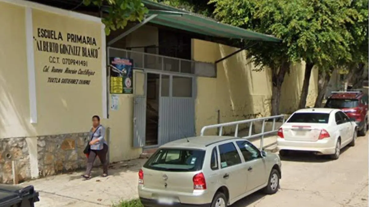 Escuela primaria Tuxtla riesgo