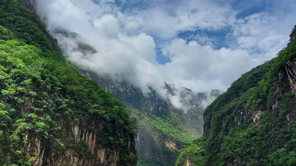 Un escenario natural maravilloso el Cañón del Sumidero 
