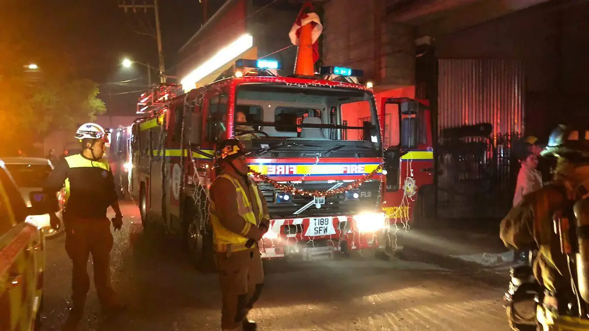 incendio en navidad