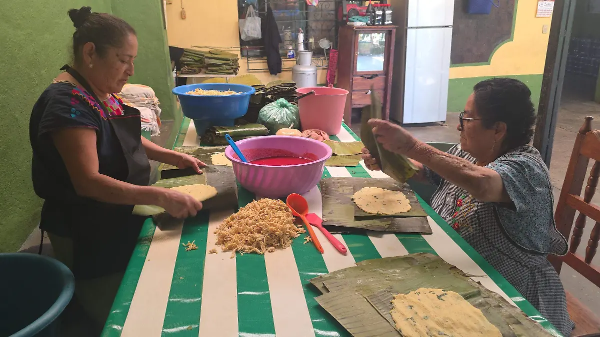 Preparacion del tamal
