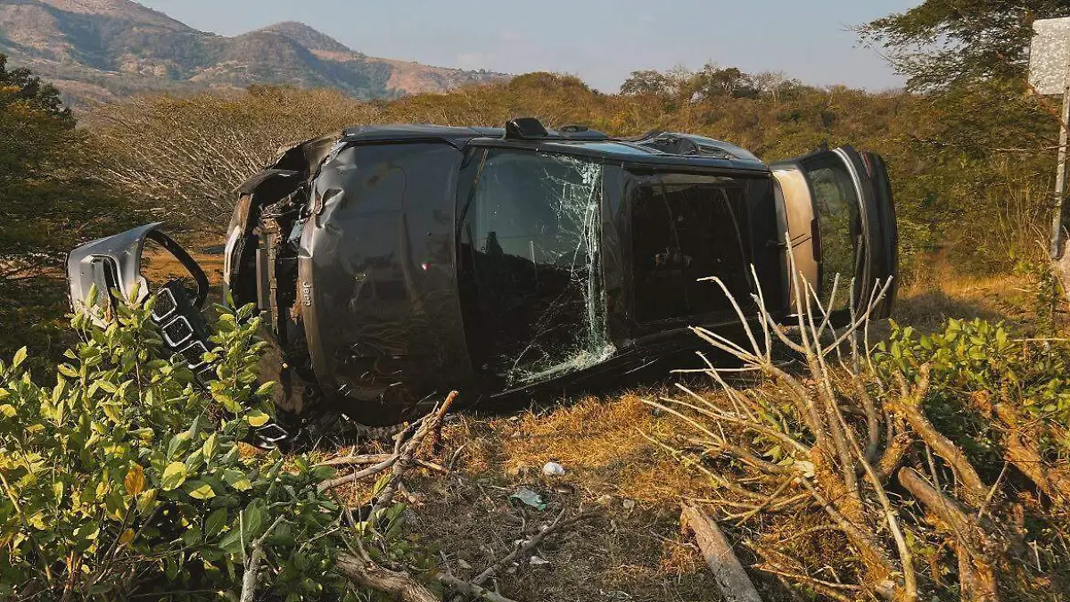 accidente volteo 