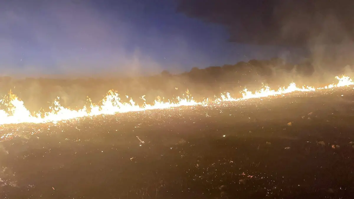 Incendio Emiliano Zapata Arriaga 