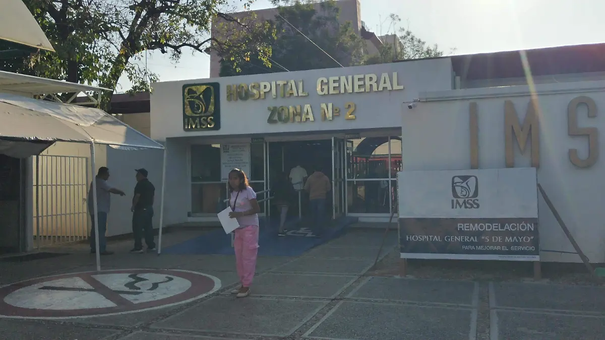 Hospital General de Zona II del IMSS con gran demanda de servicios