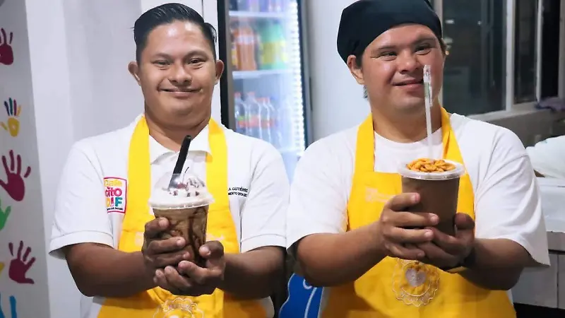 Empleos Síndrome de Down cafecito DIF Tuxtla inclusión laboral