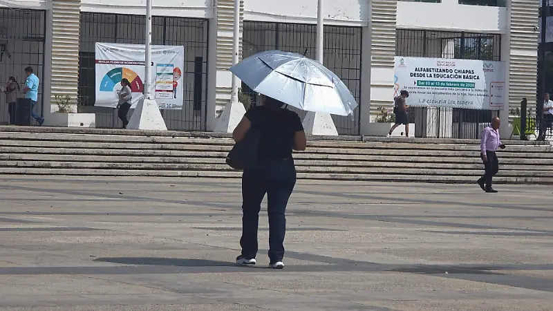 Onda de calor pronóstico del tiempo Chiapas
