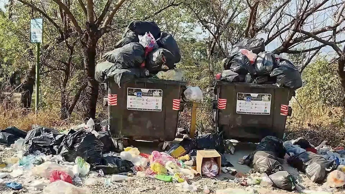 Veolia recolección de basura contenedores ayuntamiento de Tuxtla