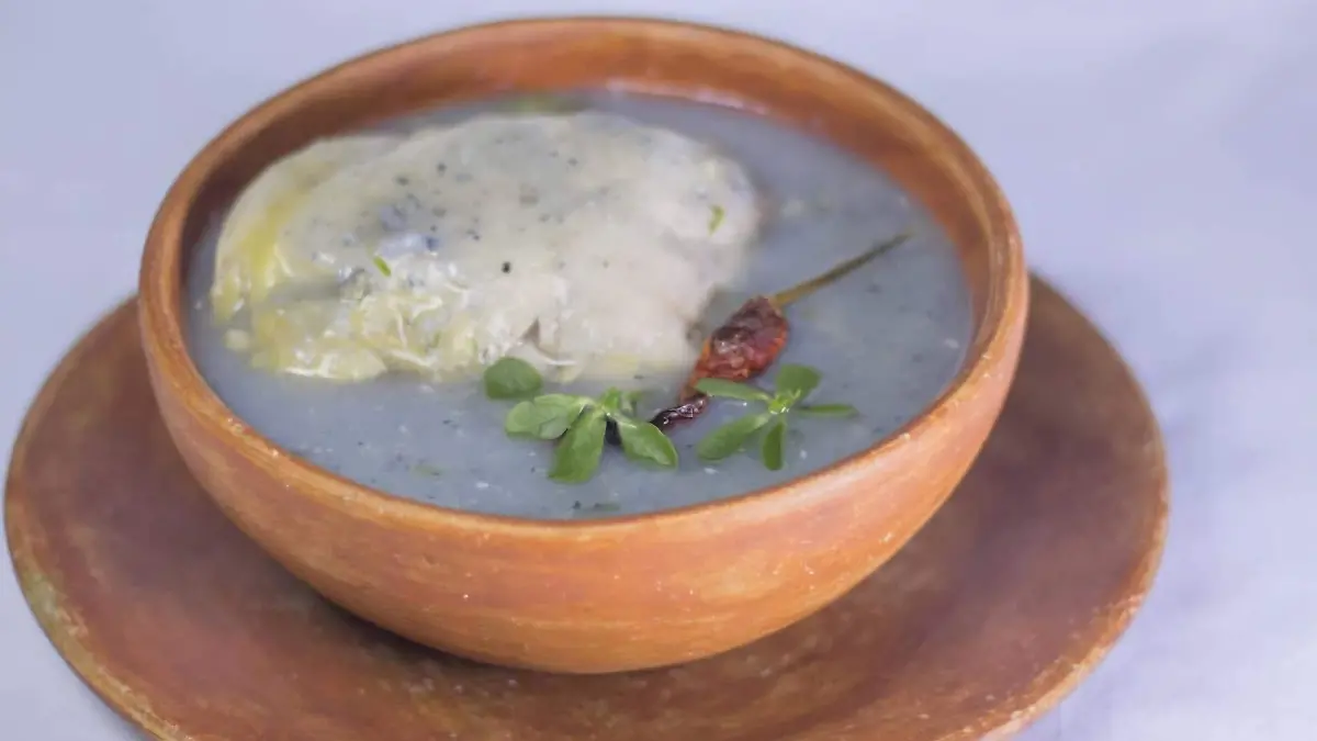 vok ich atole salado gastronomia en San Juan Chamula Chiapas 