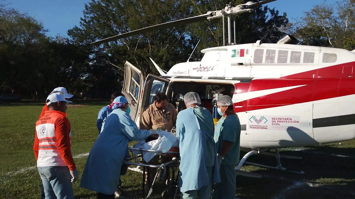 Los servicios aeros salvan vidas desde los lugares más lejanos de Chiapas 