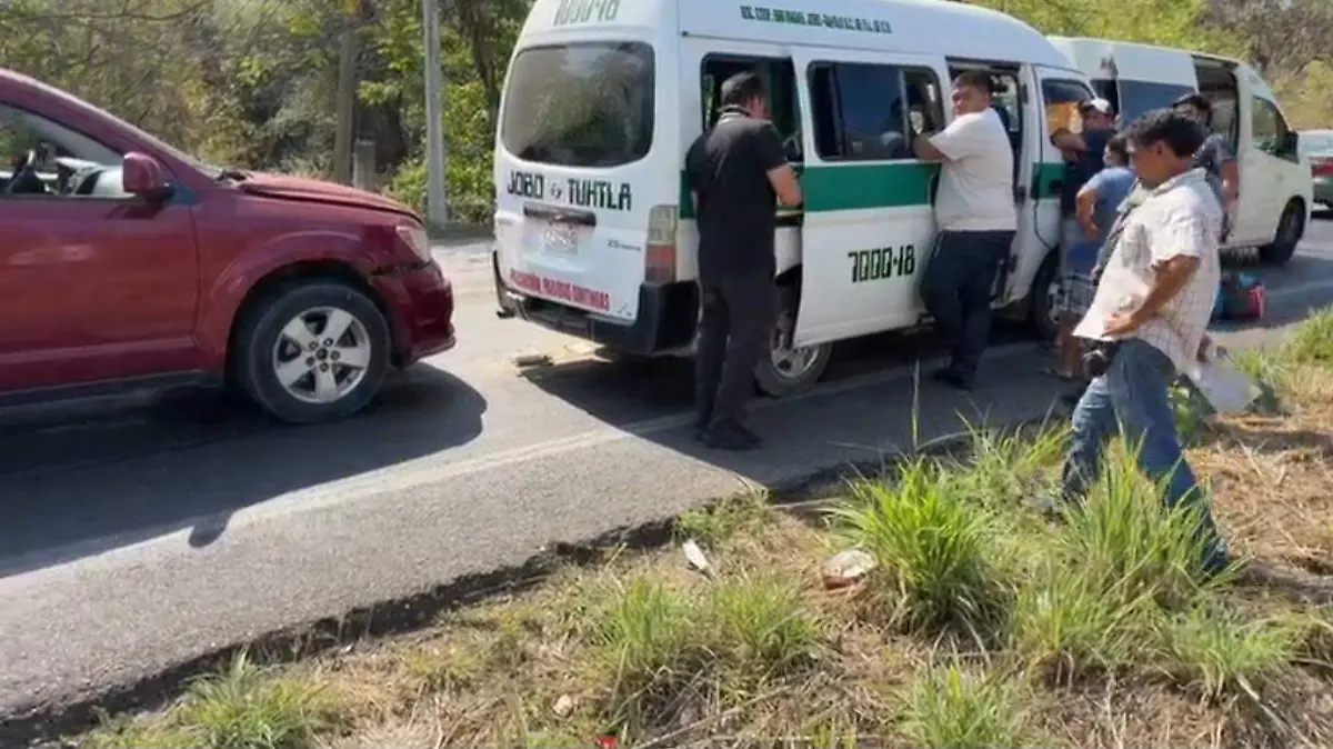 Accidente en copoya colectivos lesionados 