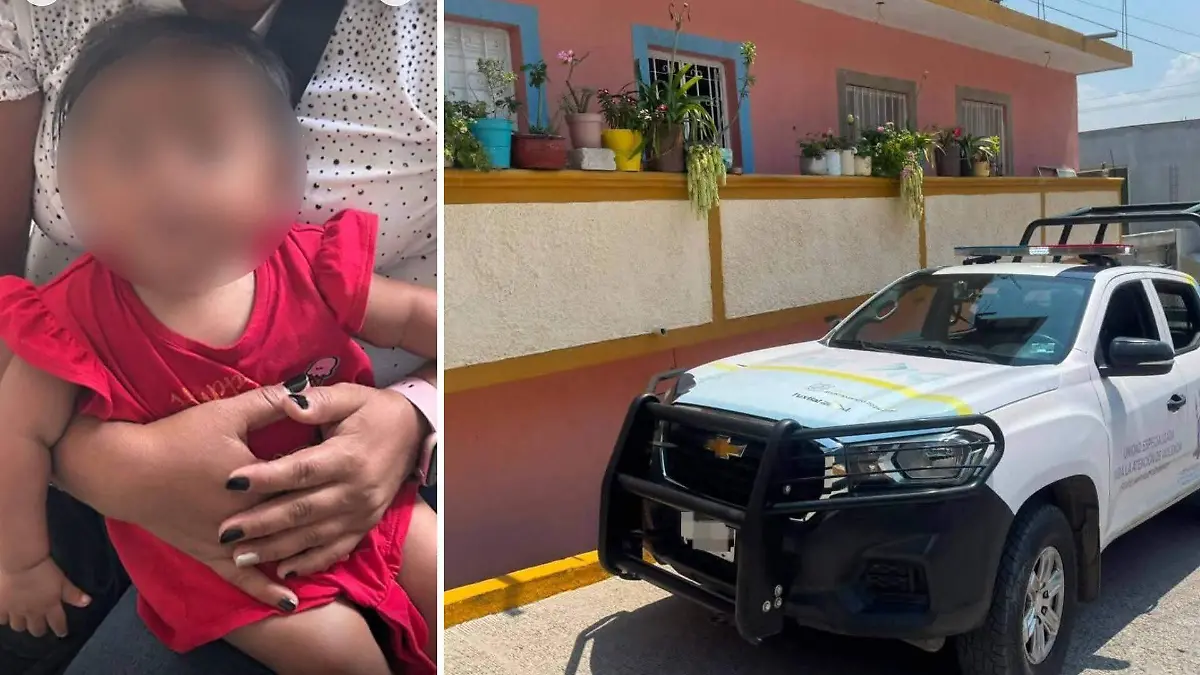 niña abandonada en tuxtla