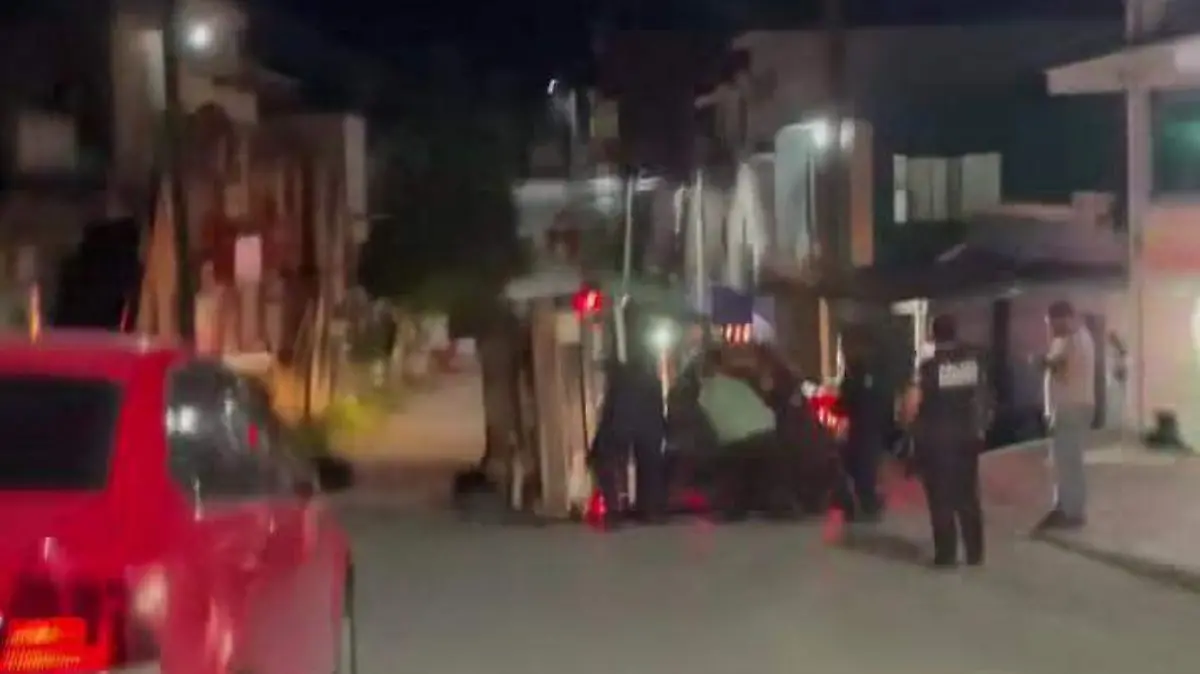 volcadura policía