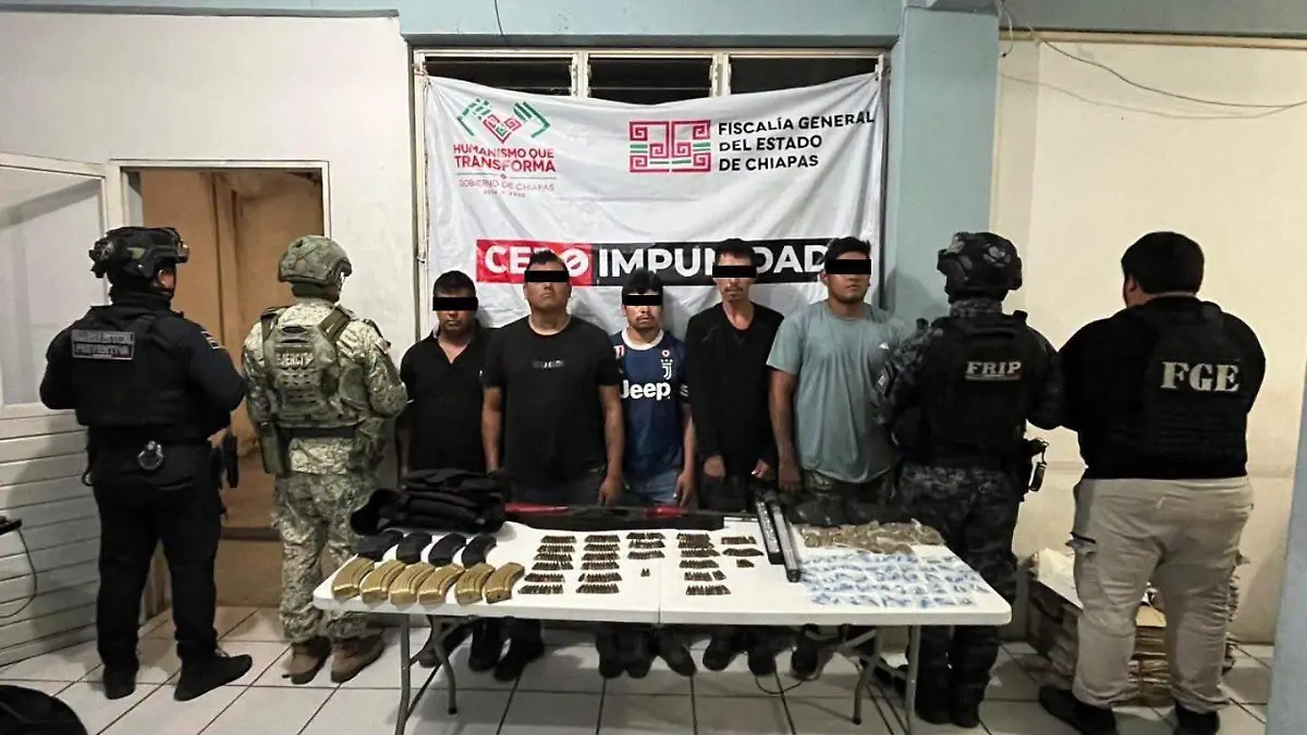 detenidos en amatenando de la frontera