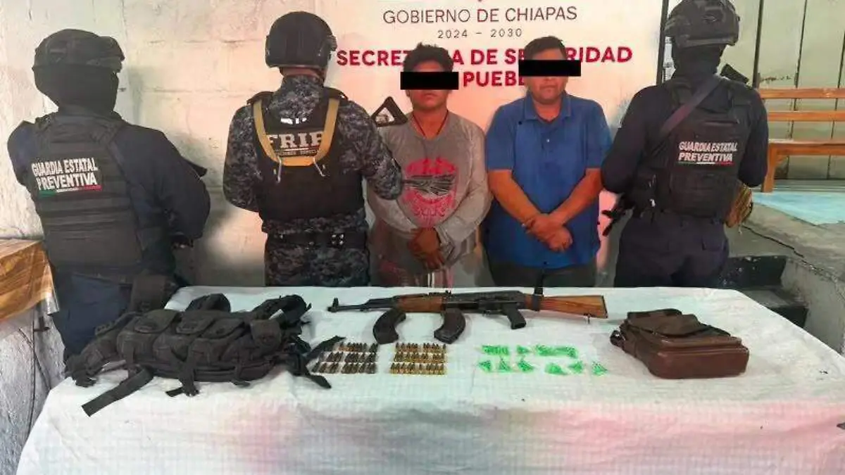 detenidos en Jiquipilas