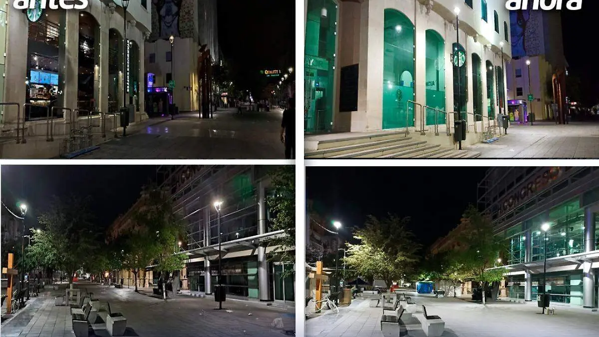 iluminan plaza de armas 