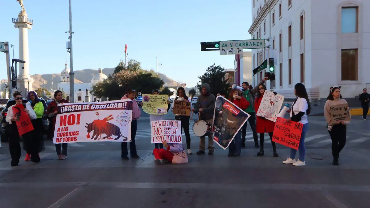manifestación antitaurinos